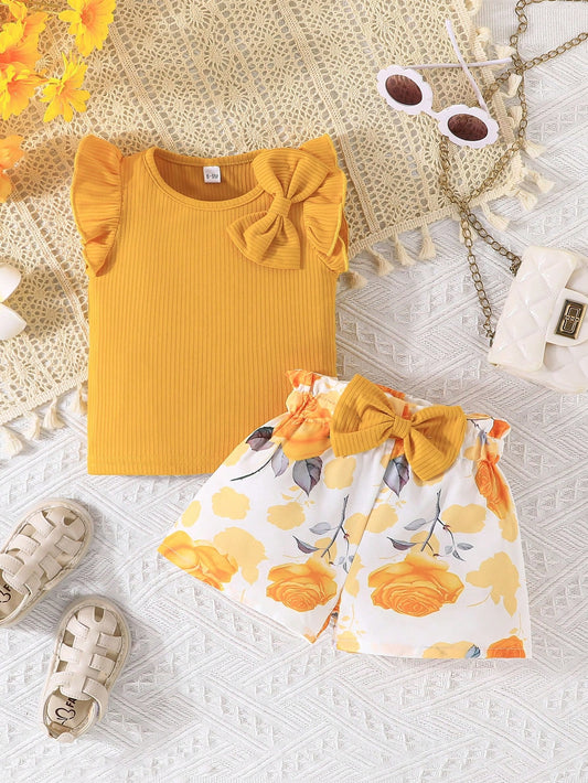 Baby Girl's Clothing Summer Set For Baby Girls