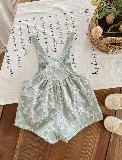 Sage Green Floral Jumpsuit